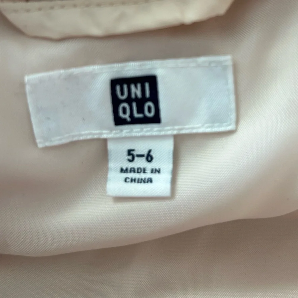 Uniqlo Kids Off-White Puffer Jacket